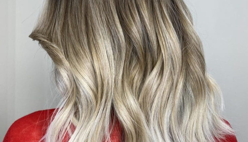 Patine blond polaire avant, après