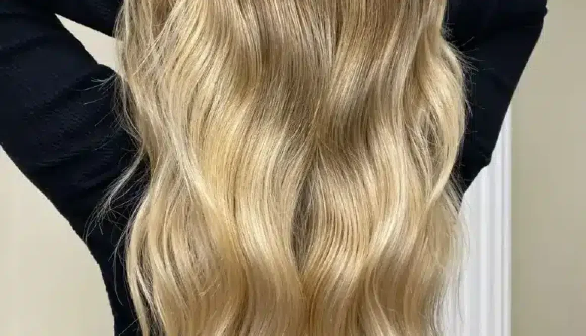 Balayage lumineux réalisé au salon Victor Bazin Paris 17e